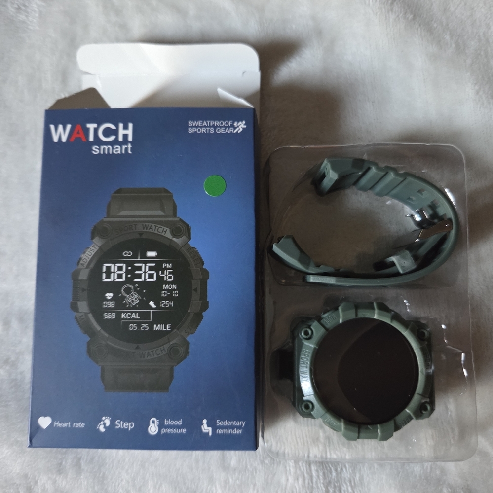 NEW Smart Sports Watch - GREEN - Picture 3 of 4